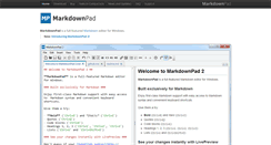 Desktop Screenshot of markdownpad.com